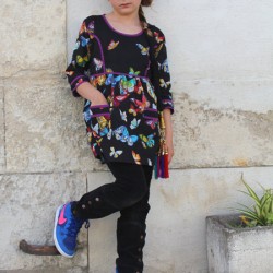 Because I am Happy ! tunique enfant papillon