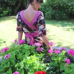 Kimono de dos ! robe kimono fleurie