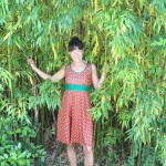 Jungle Style ! robe orange imprimé graphique