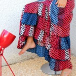 La Jupe Patriotique, c’est de saison ! JUPE FLAMENCO ROUGE à POIS