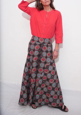 pantalon large évasé