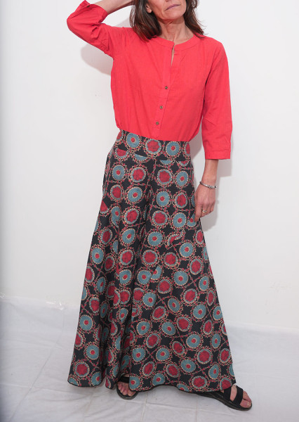 pantalon large évasé