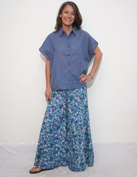 pantalon large évasé