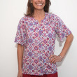 chemise col à volants