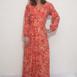 robe longue manche longue