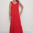 robe longue sans manche