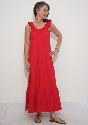 robe longue sans manche