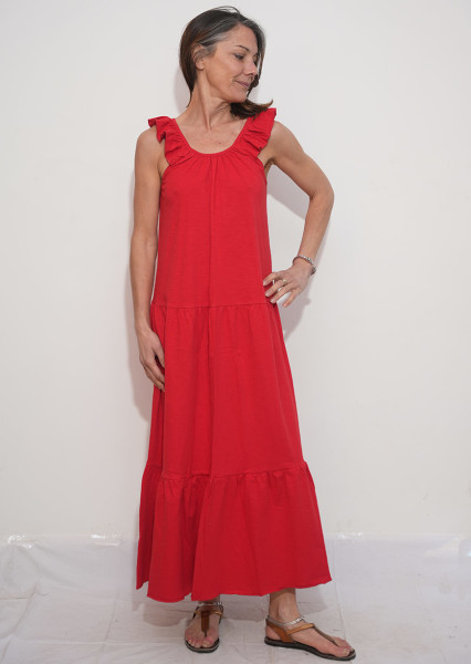 robe longue sans manche