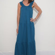 robe longue sans manche